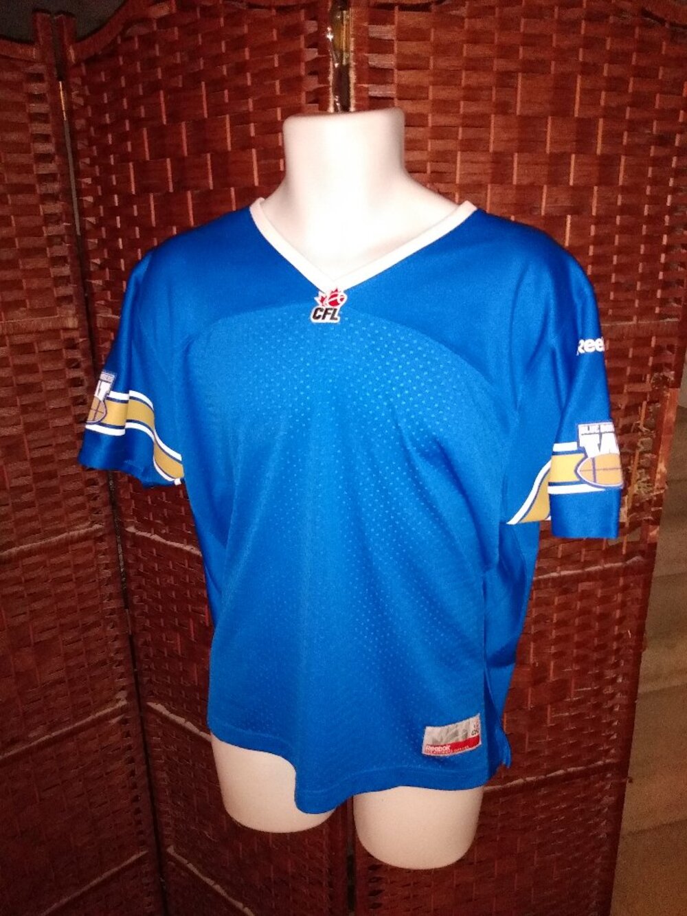 Women's Reebok CFL Winnipeg Blue Bombers Football Jersey XXL
